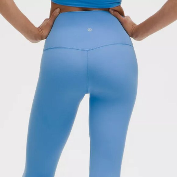 Lululemon Align High Rise Leggings, Color: Pool Party Blue, 25in. length, size 2 - Picture 4 of 4